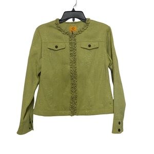 Ruby Rd Green Short Waist Jacket sz6